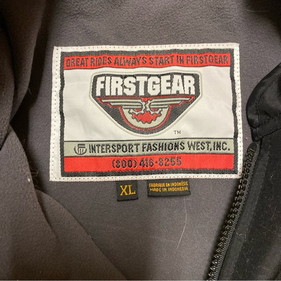 First Gear Jacket XL Measurement Black Good Condition - Picture 4 of 5